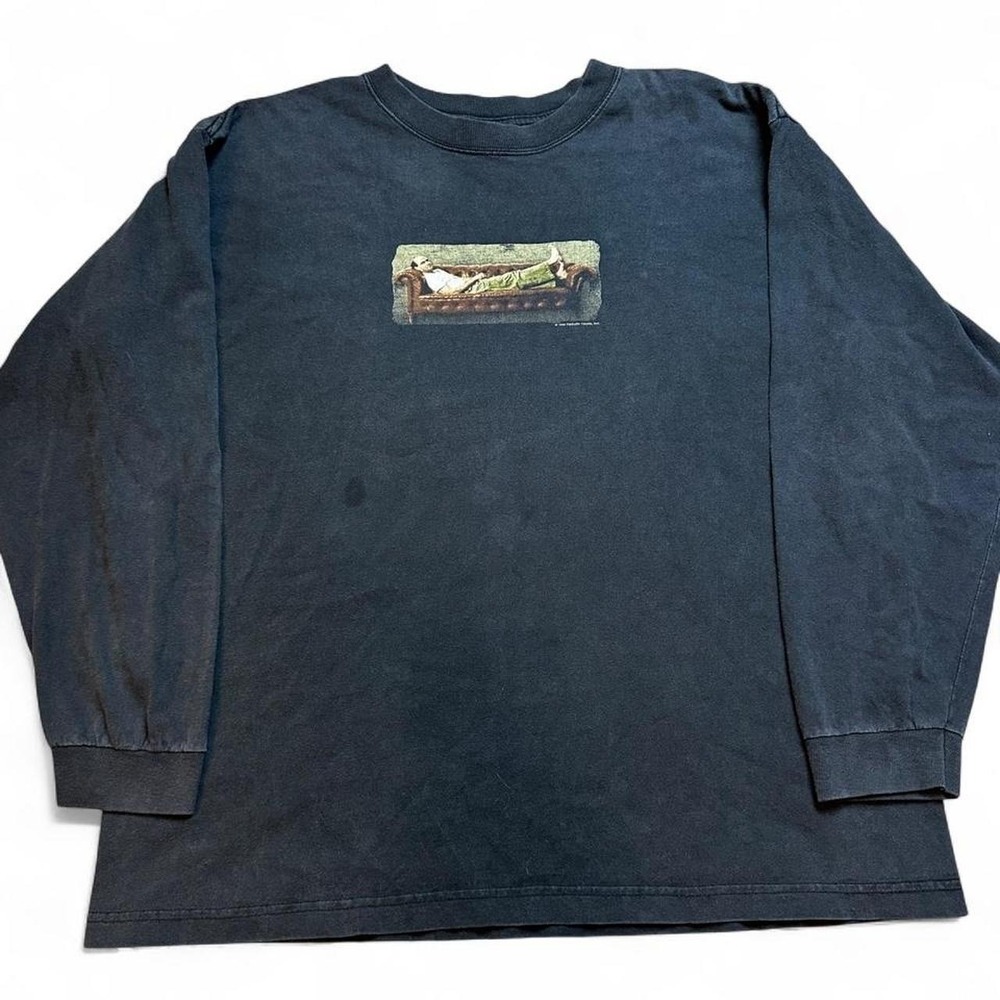 Vintage 90s James Taylor Tour Longsleeve Tee Shirt Men's Large 1998 READ